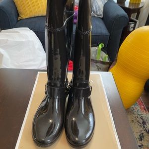 Michael Kors Brown Rain Boots